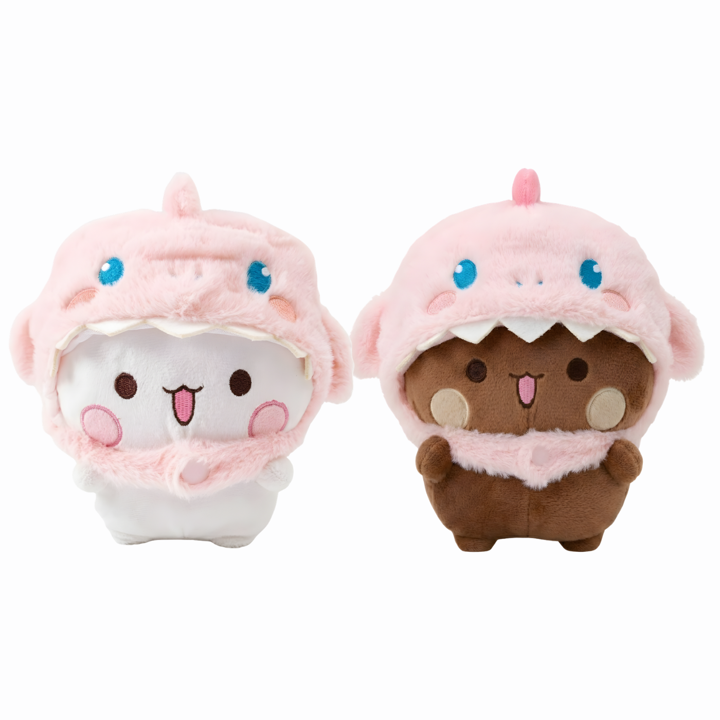 Dudu et Bubu requin rose ( 2 pièces )
