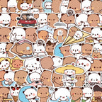 100 autocollants Bubu & Dudu