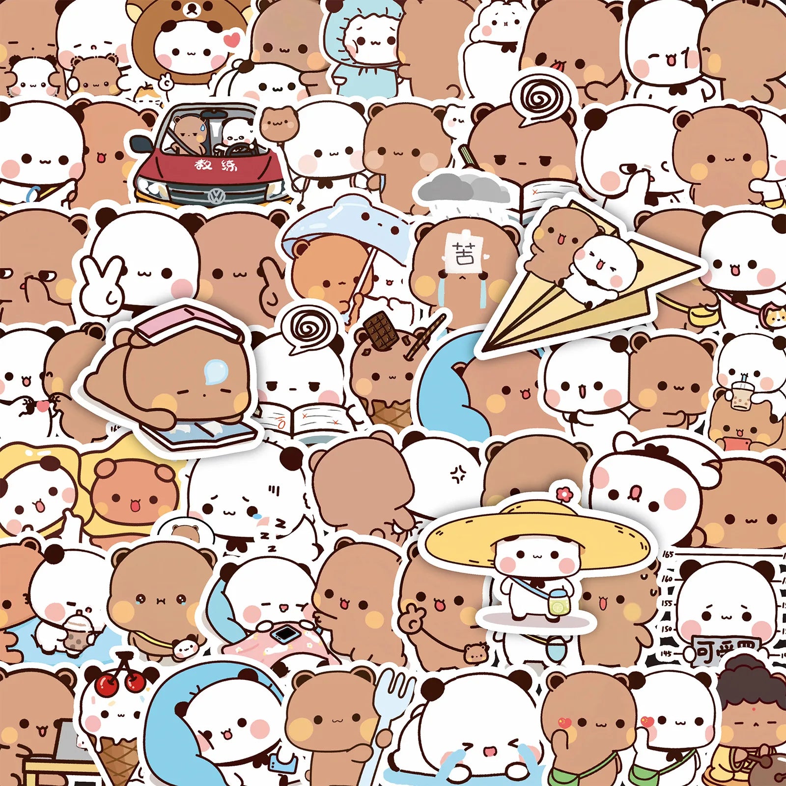 100 autocollants Bubu & Dudu