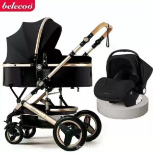 Poussette 3 en 1 Pour Bébé, Pliante et Légère – BELECOO